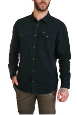 Lee Western Shir ανδρικο μαύρο τζιν μακρυμάνικο πουκάμισο L66WPA01